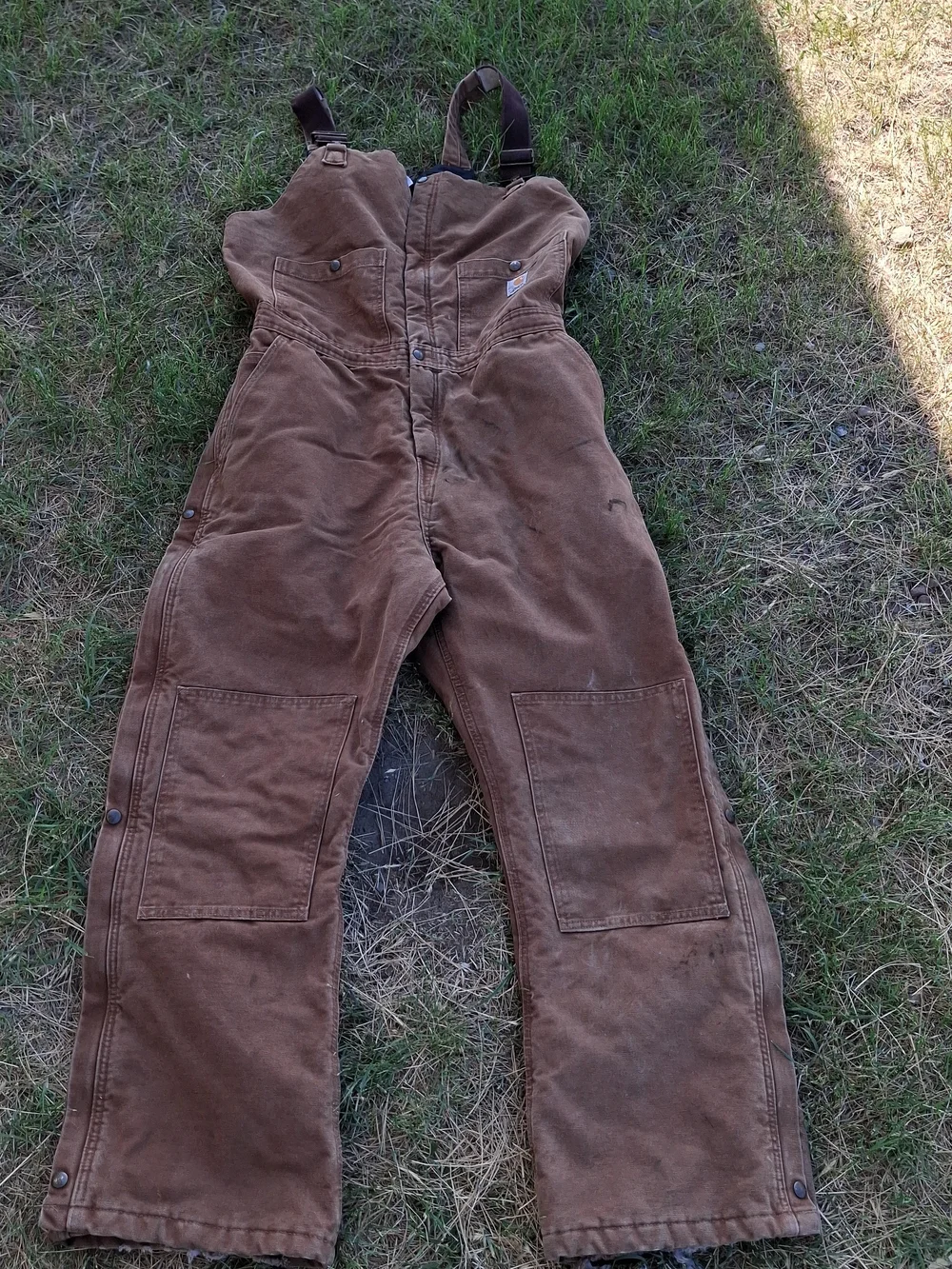 Carhartt Womens Heavy-Duty Insulated Bib Overalls WR027 Sz  18×30